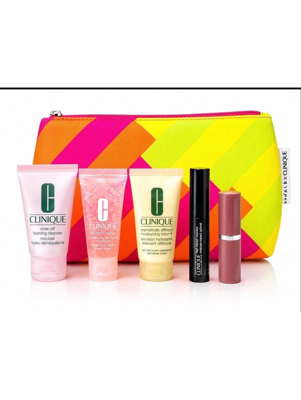 Clinique Donald X Clinique Skincare Makeup Set With Bag